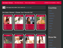 Tablet Screenshot of hotasianwomen.net